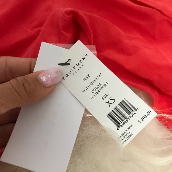 Equipment Button-Up Silk Blouse - Picture 4 of 8